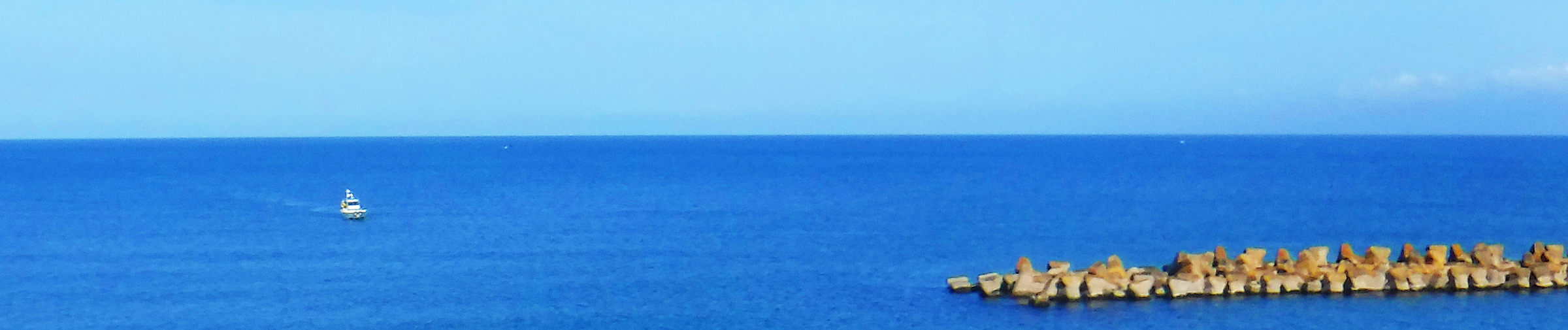 海の測量背景