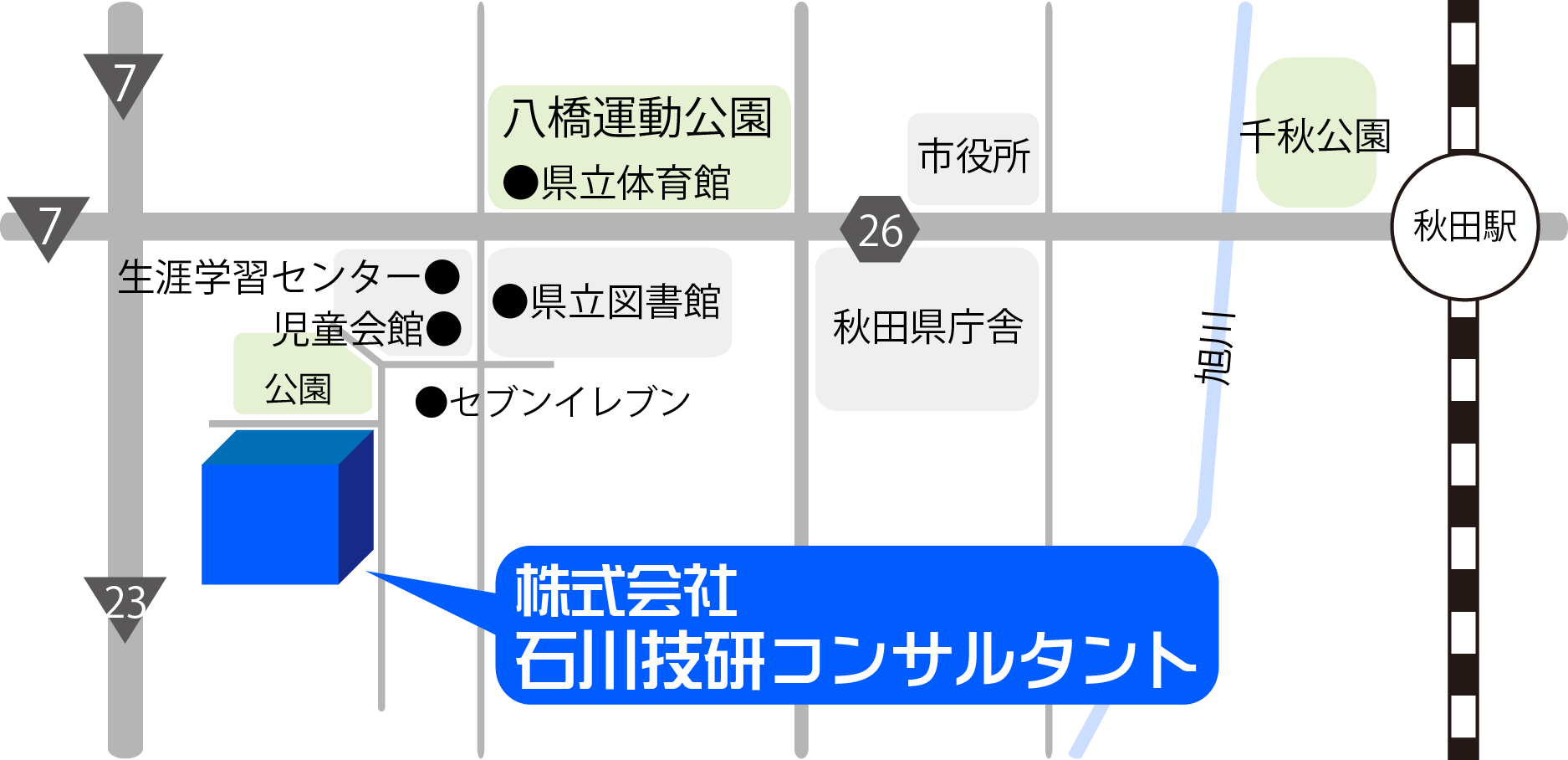 周辺地図、クリックしてgoogleマップへ